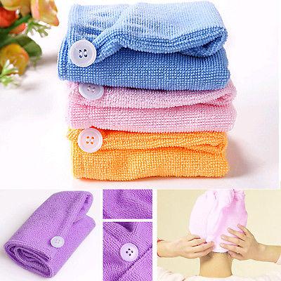Stylish Microfiber Hair Wrap Towel